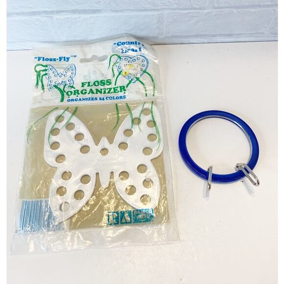 Cross Stitch Lot Bread Cloths Floss Organizer Leisure Arts Leaflets Hoop Aida - Picture 3 of 6